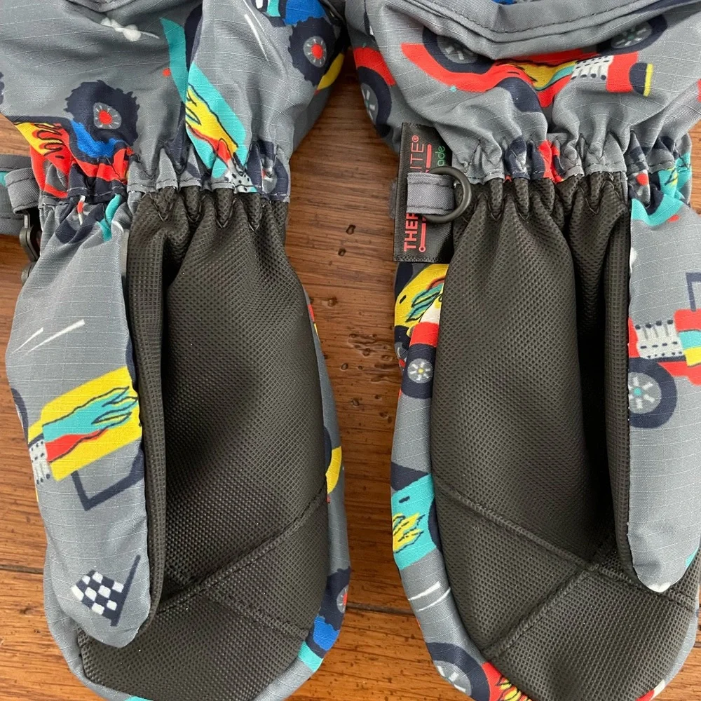 The Children's Place Kids' Colorful Car Print Mittens L 4T/5T